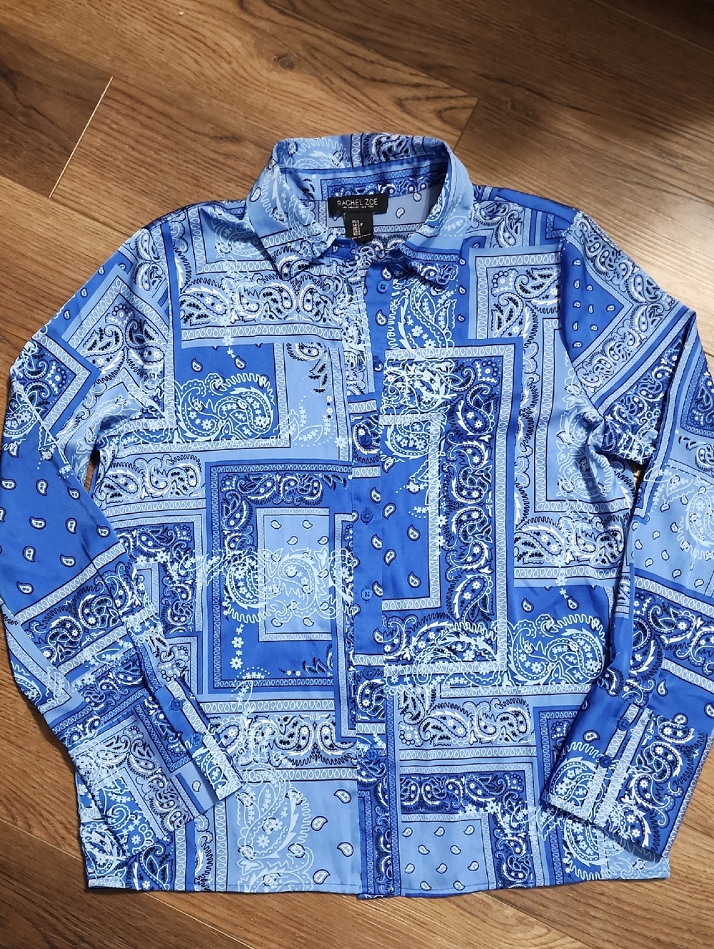 Rachel Zoe Western Button Down Long Sleeve